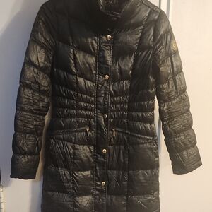 Michael Kors Black Quilted Puffer Coat